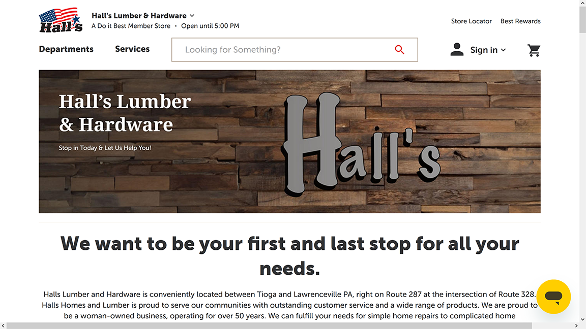 Hall's Lumber & Hardware